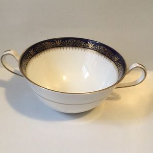 Aynsley Balmoral vintage cream soup bowl w handles